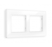 Рамка двухместная Ambrella Volt Arctic AF580102