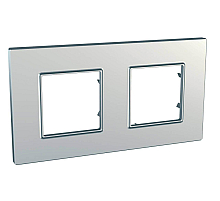 Рамка 2-постовая Schneider Electric Unica Quadro MGU6.704.55