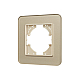 Рамка стеклянная на 1 пост Arlight FRM-OMALI-GS-1-GD 049667