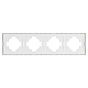 Рамка пластиковая на 4 поста Arlight FRM-TENDO-PL-4-WH 053847