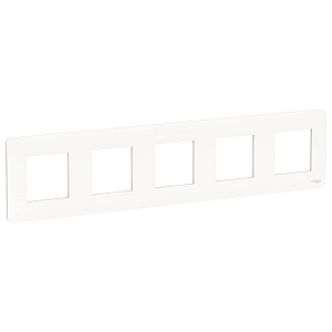 Рамка 5-постовая Schneider Electric Unica New NU201018