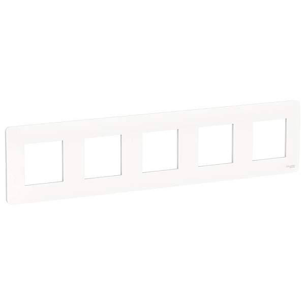 Рамка 5-постовая Schneider Electric Unica New NU201018