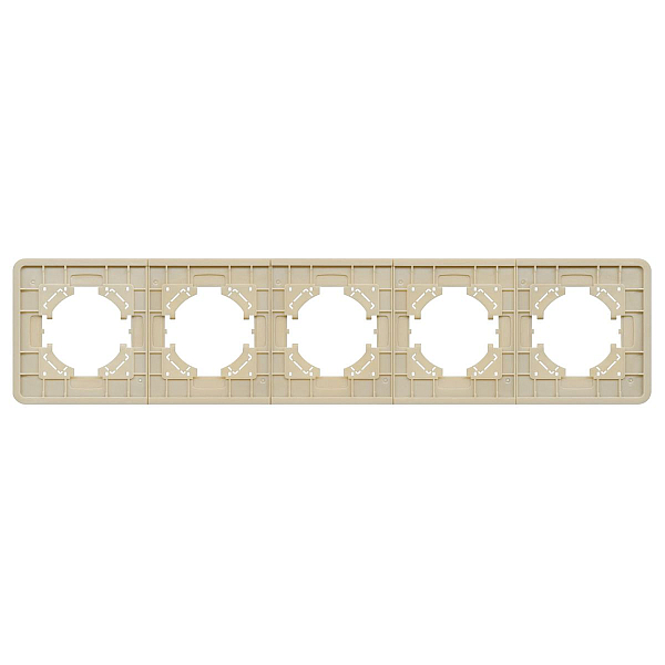 Рамка на 5 постов алюминиевая Arlight FRM-AKIRY-AL-5-GD 049736