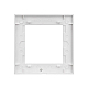 Рамка одноместная Arlight FRM-GLARE-GS-1-WH 043786