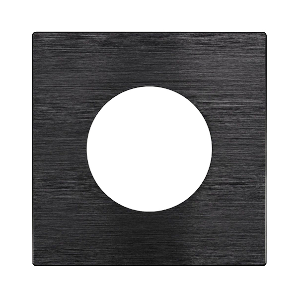 Рамка 1-местная алюминиевая Arlight FRM-PRESTO-ALR-1-BK 043876