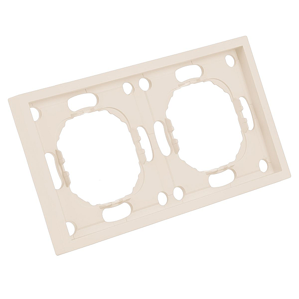 Рамка Stekker, PFR00-5002-08 2-местная Эмили, кашемир, soft touch 49911