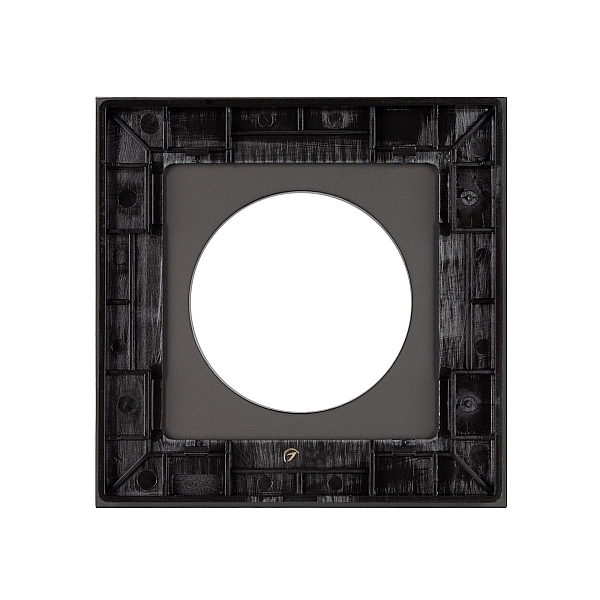 Рамка стеклянная на 1 пост Arlight FRM-GLARE-GC-1-BK 043833