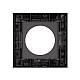 Рамка стеклянная на 1 пост Arlight FRM-GLARE-GC-1-BK 043833