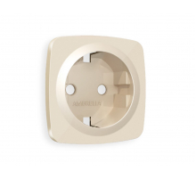 Лицевая панель для розетки с/з Ambrella Volt Omega OP3060