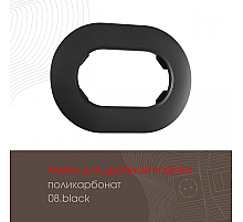 Рамка для двойной розетки Arte Milano 502.08-double.black