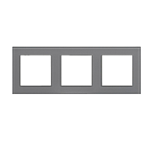 Рамка на 3 поста Arlight FRM-GLARE-GS-3-GR 043801