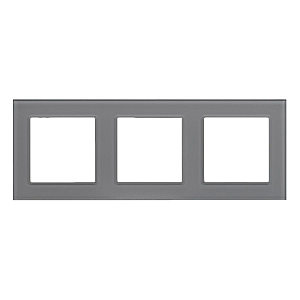 Рамка на 3 поста Arlight FRM-GLARE-GS-3-GR 043801