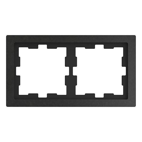 Рамка 2-постовая Schneider Electric Merten D-Life MTN4020-6547