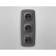 Лицевая панель для розетки с/з со шторками 2USB A+A Ambrella Volt Omega OP6590