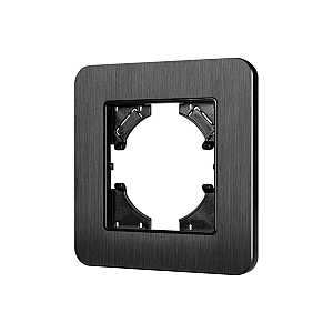 Рамка алюминиевая на 1 пост Arlight FRM-AKIRY-AL-1-BK 049681