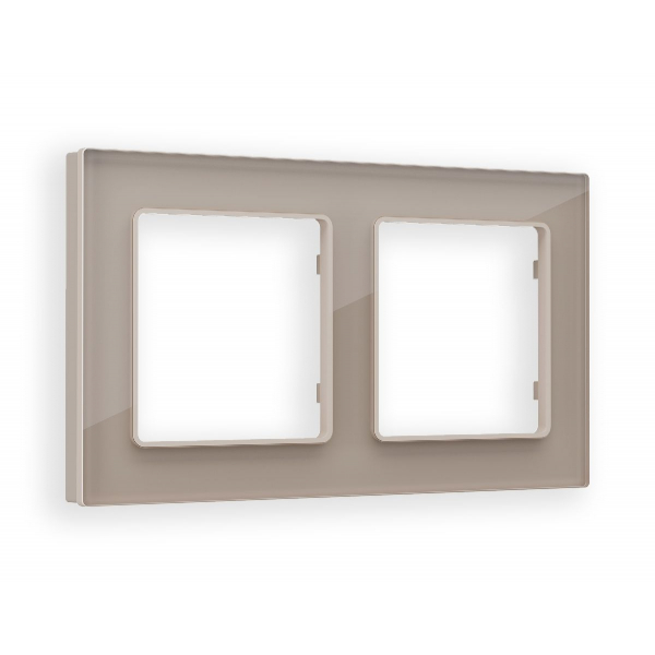 Рамка двухместная Ambrella Volt Platos AF380602 Рамка двухместная Ambrella Volt Platos AF380602