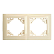 Рамка 2-постовая Stekker Эрна Элегант слоновая кость PFR00-9012-02 49667