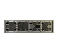 Рамка на 4 поста Voltum S70 VLS100404 (шелк)