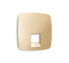 Лицевая панель для компьютерной/телефонной розетки RJ-45/RJ-11 Ambrella Volt Omega OP6120