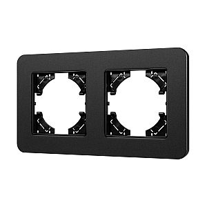 Рамка на 2 поста алюминиевая Arlight FRM-AKIRY-SFAL-2-BK 049738