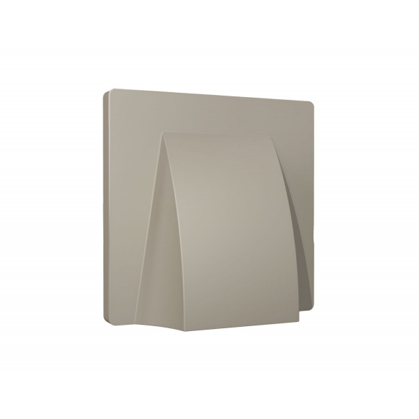 Лицевая панель Alfa (Серо-бежевый матовый) для вывода кабеля Quant Ambrella Volt AP3758