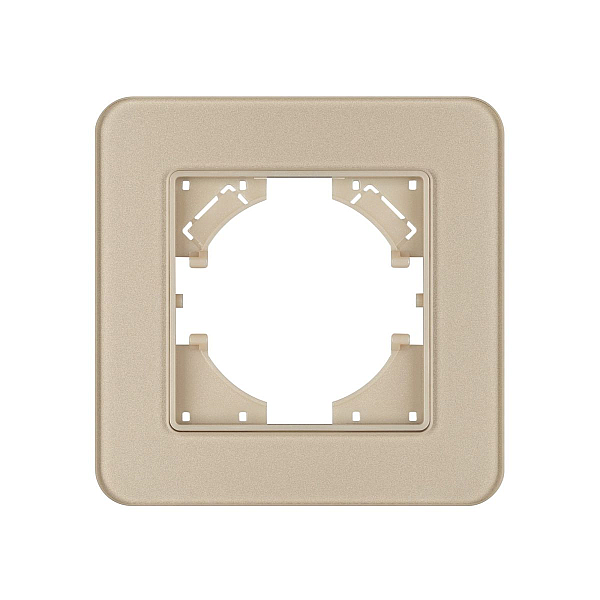 Рамка стеклянная на 1 пост Arlight FRM-OMALI-GS-1-GD 049667