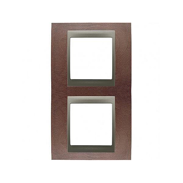 Рамка 2-постовая вертикальная Schneider Electric Unica Top MGU66.004V.2M4