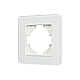 Рамка стеклянная на 1 пост Arlight FRM-OMALI-SFGS-1-WH 049675