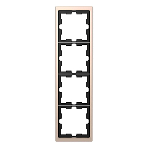 Рамка 4-постовая Schneider Electric Merten D-Life MTN4040-6551