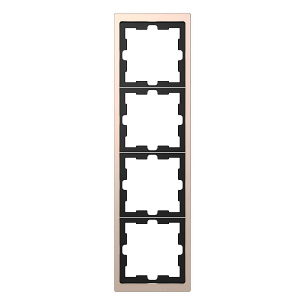 Рамка 4-постовая Schneider Electric Merten D-Life MTN4040-6551