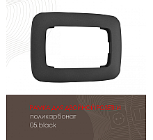 Рамка для двойной розетки Arte Milano 505.05-double.black