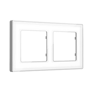 Рамка двухместная Ambrella Volt Arctic AF580132