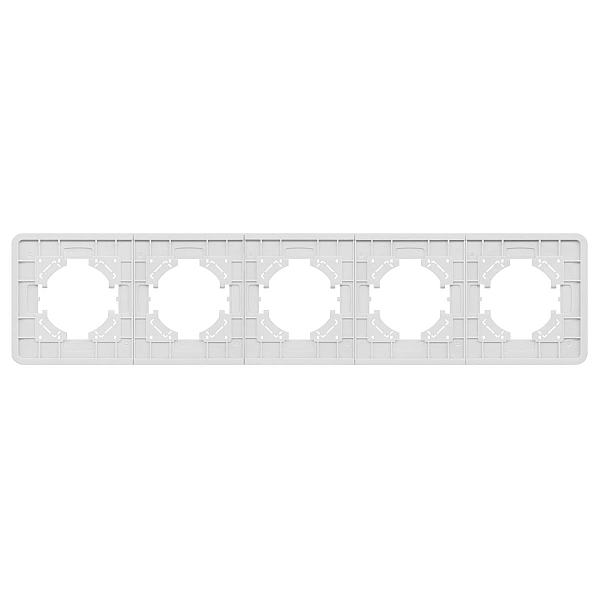 Рамка на 5 постов алюминиевая Arlight FRM-AKIRY-AL-5-SR 049734