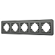 Рамка на 5 постов стеклянная Arlight FRM-OMALI-SFGS-5-GR 049722