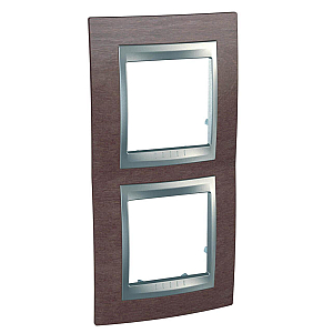 Рамка 2-постовая вертикальная Schneider Electric Unica Top MGU66.004V.0M4