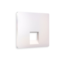 Лицевая панель для компьютерной/телефонной розетки RJ-45/RJ-11 Ambrella Volt Alfa AP2120