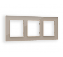 Рамка трехместная Ambrella Volt Platos AF380603