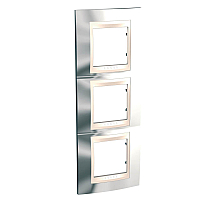 Рамка 3-постовая Schneider Electric Unica MGU66.006V.510