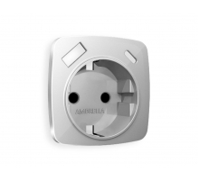 Лицевая панель для розетки с/з со шторками 2USB A+C Ambrella Volt Omega OP4100