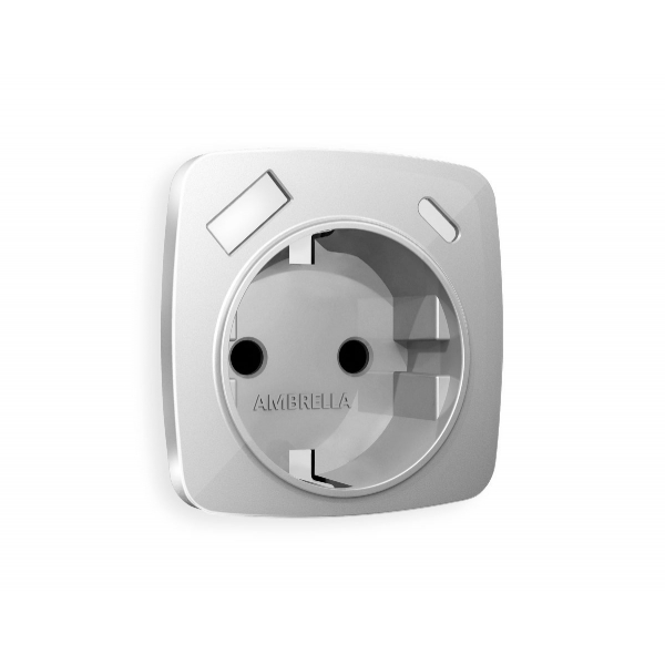 Лицевая панель для розетки с/з со шторками 2USB A+C Ambrella Volt Omega OP4100 Лицевая панель для розетки с/з со шторками 2USB A+C Ambrella Volt Omega OP4100