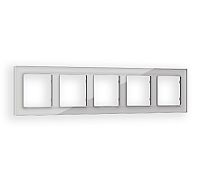 Рамка пятиместная Ambrella Volt Platos AF330405