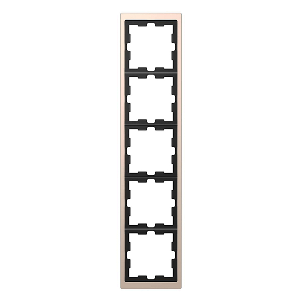 Рамка 5-постовая Schneider Electric Merten D-Life MTN4050-6551