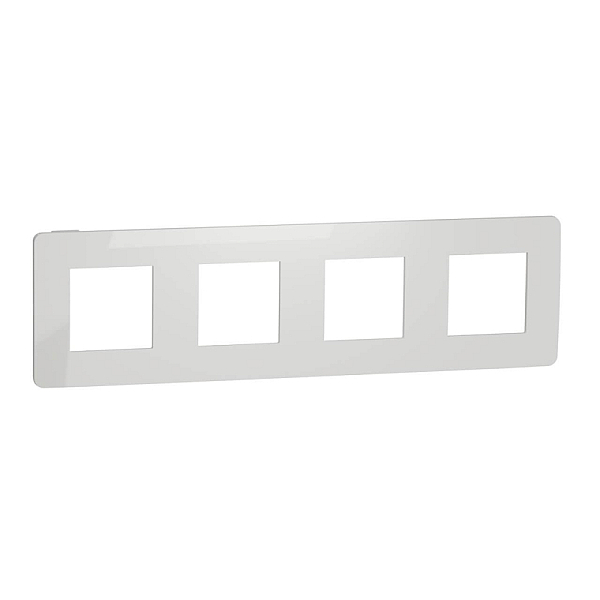 Рамка 4-постовая Schneider Electric Unica New NU280818
