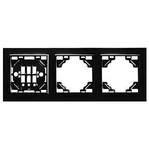 Рамка 3-местная горизонтальная Stekker PFR00-9003-03 39484