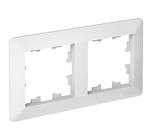 Рамка 2-ая Systeme Electric AtlasDesign Air Лотос/дымчатый белый ATN221302