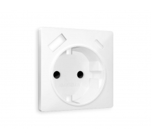 Лицевая панель для розетки с/з со шторками 2USB A+C Ambrella Volt Alfa AP1300