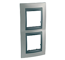 Рамка 2-постовая вертикальная Schneider Electric Unica Top MGU66.004V.239