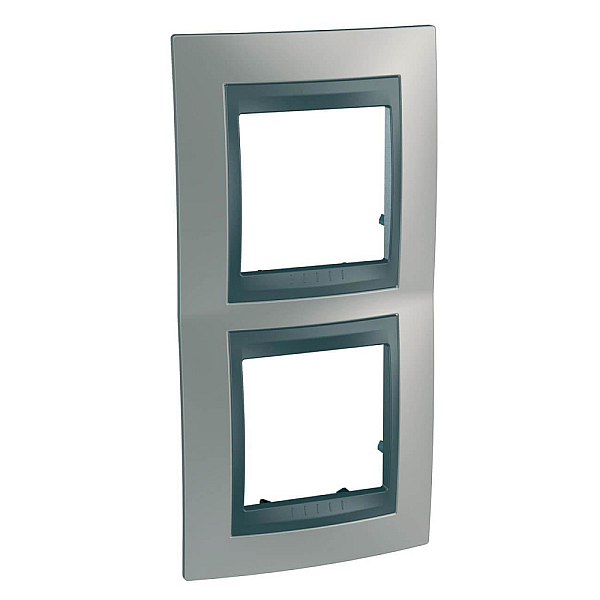 Рамка 2-постовая вертикальная Schneider Electric Unica Top MGU66.004V.239