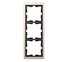 Рамка 3-постовая Schneider Electric Merten D-Life MTN4030-6551
