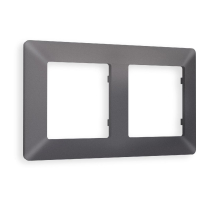 Рамка двухместная Ambrella Volt Line AF110652